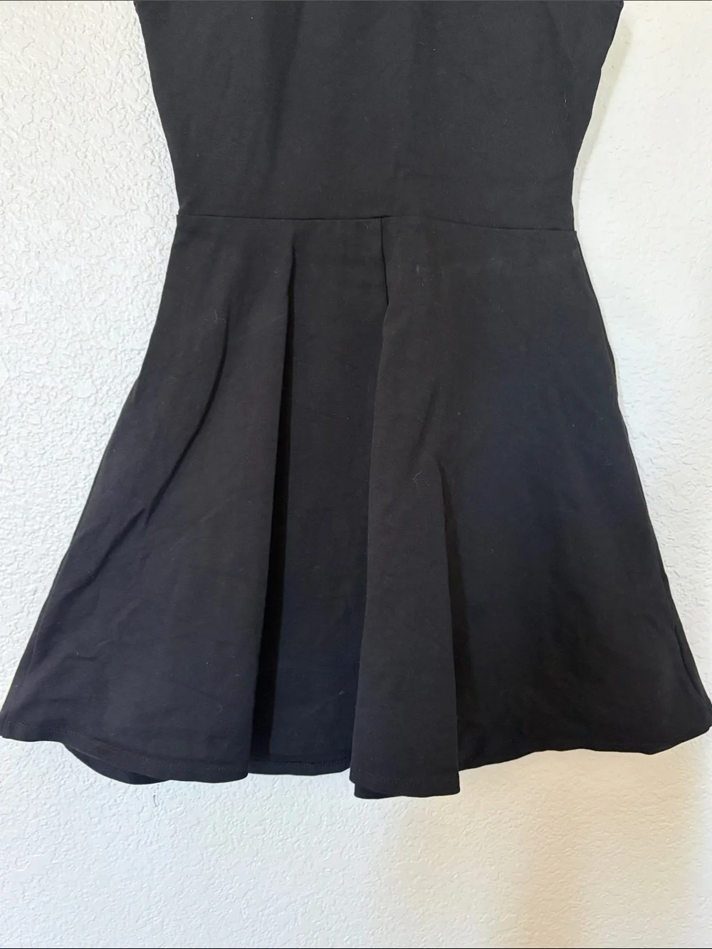 Women's Black Halter Mini Dress - Picture 8 of 8